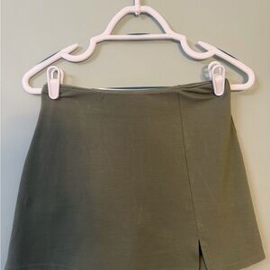 American Eagle Outfitters Olive Green Skirt